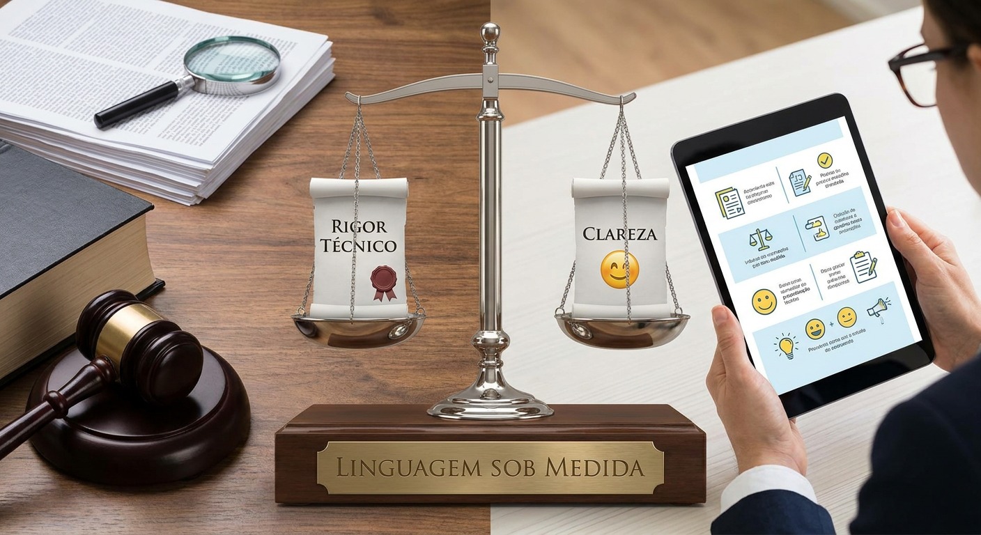 Linguagem sob medida — laudo técnico